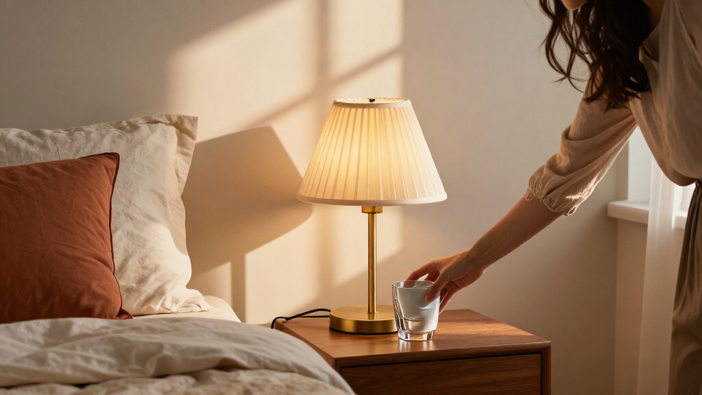 stylish bedside table lamps