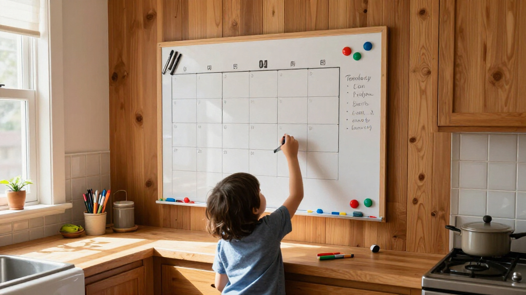 best dry erase calendar boards for co-parent scheduling
