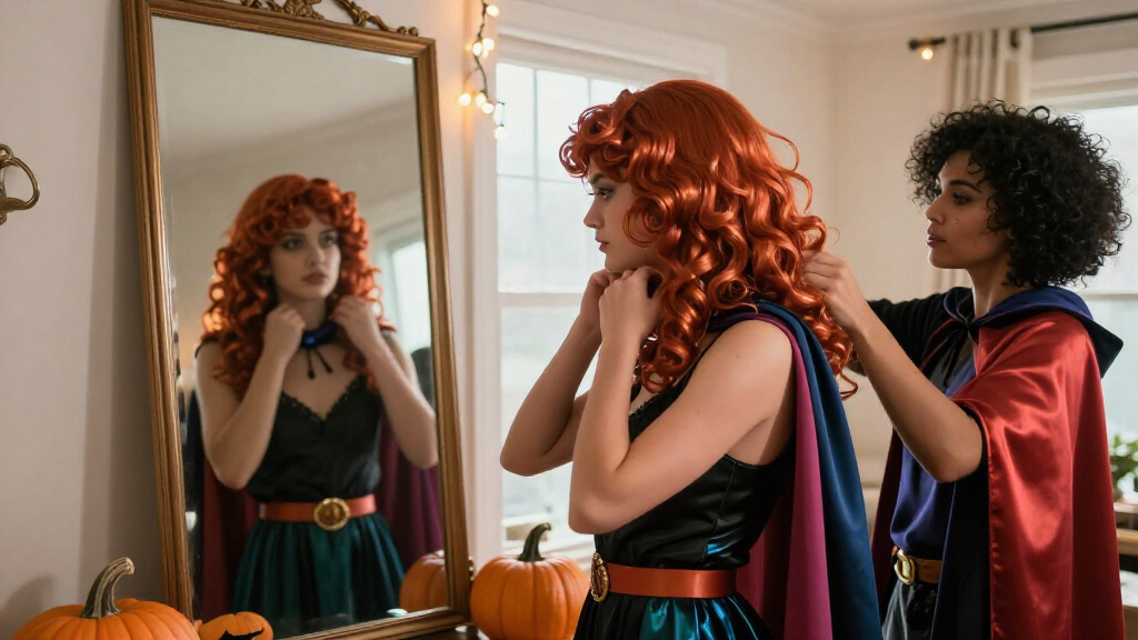 Halloween costume wigs
