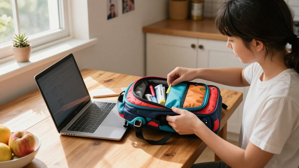 kids' ergonomic laptop backpacks
