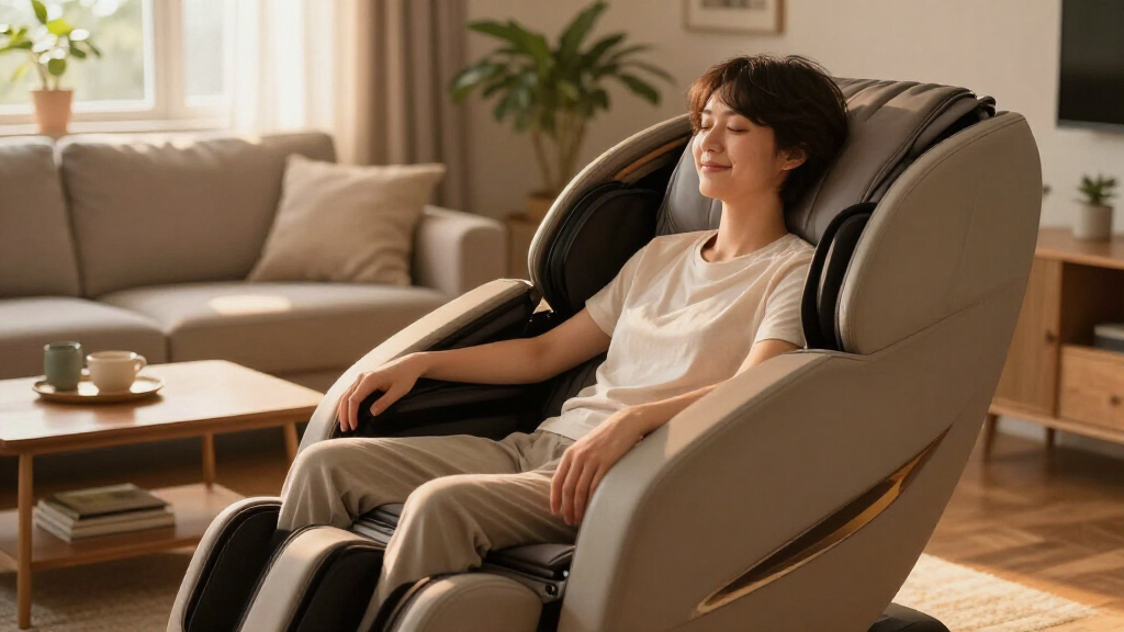 fabric shiatsu massage chair