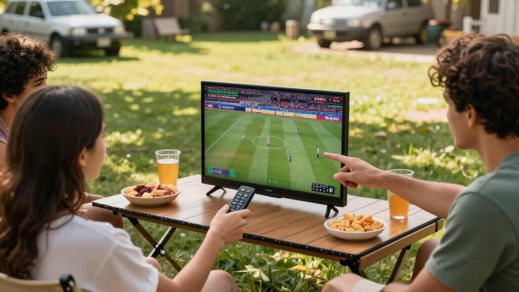 smart TVs for tailgating