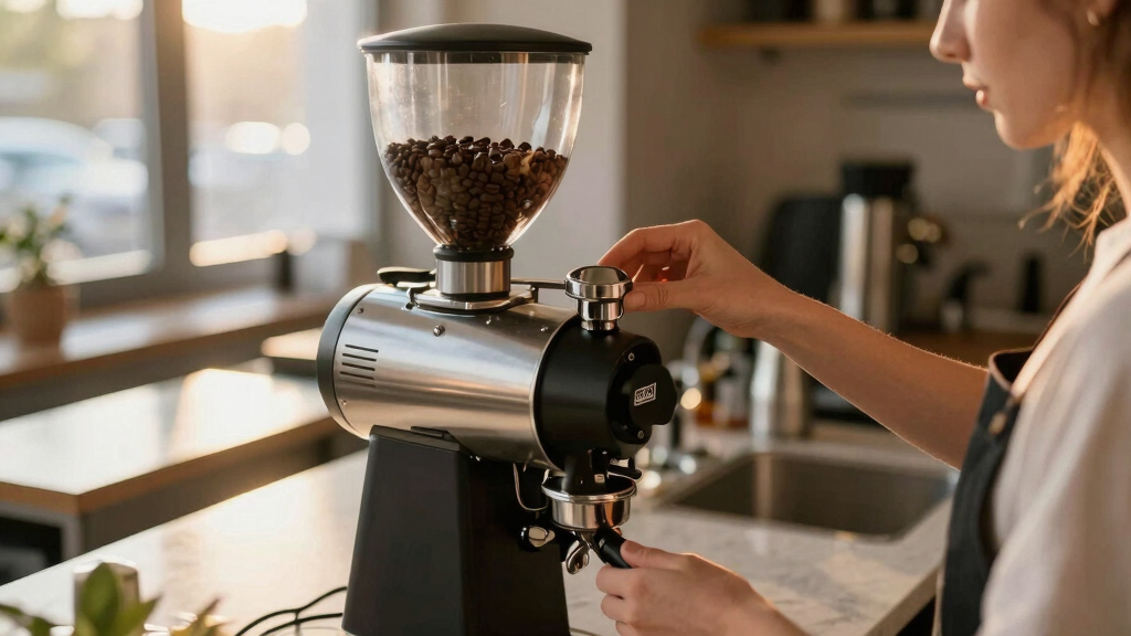 best hopper espresso grinder with 64mm flat burrs