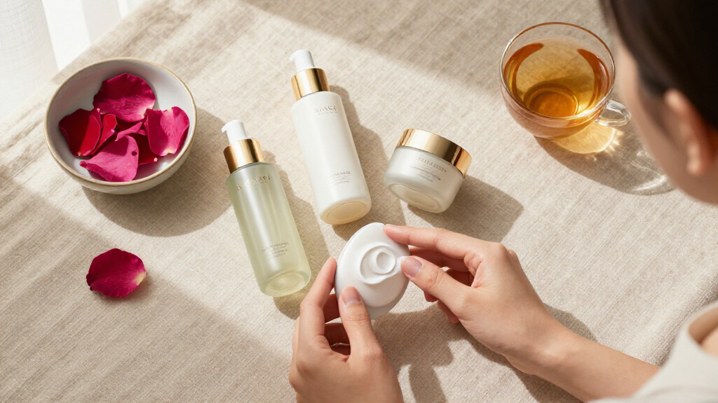 luxury anti aging skincare set