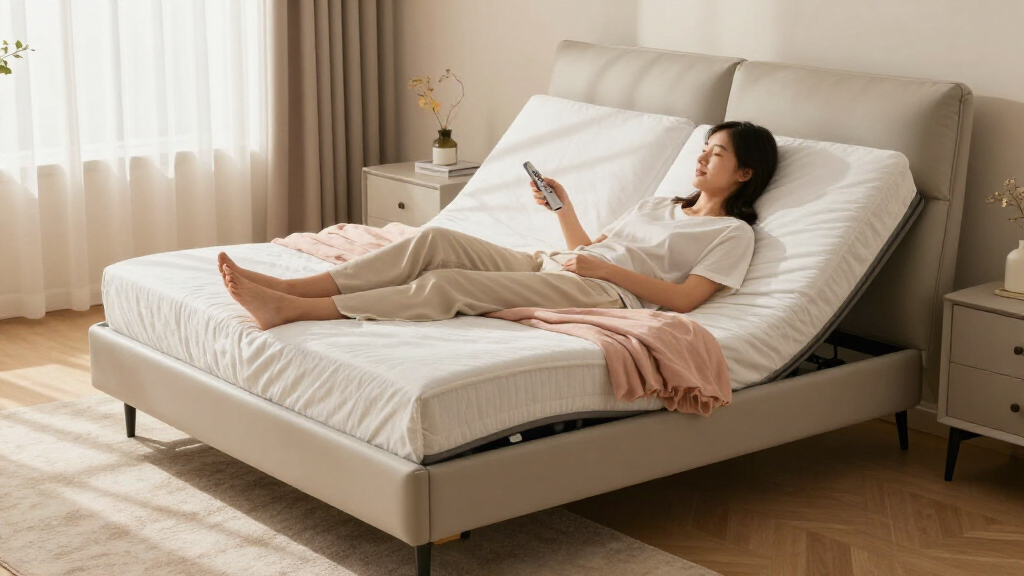 smart adjustable beds with lumbar support