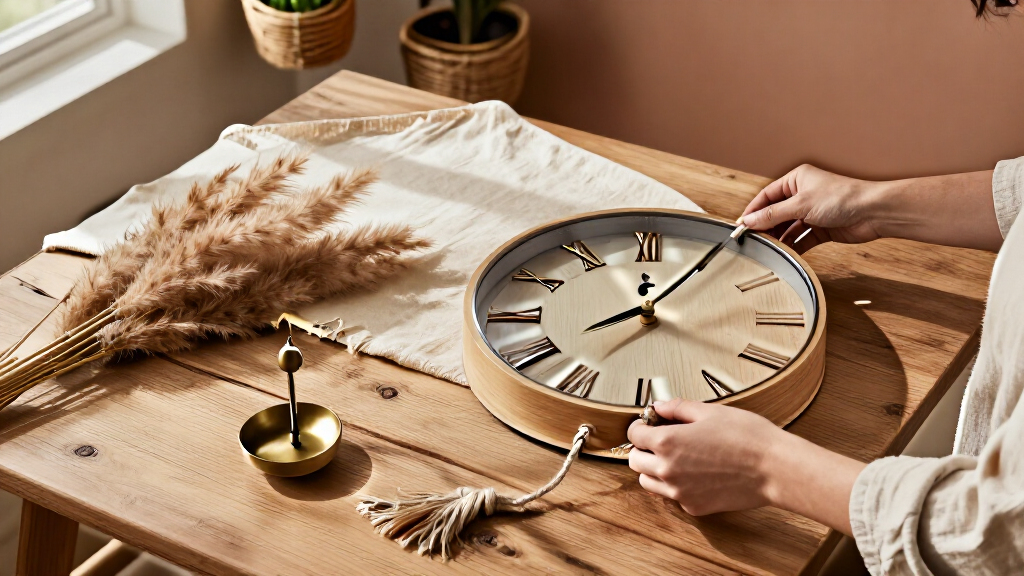 boho inspired wall clocks