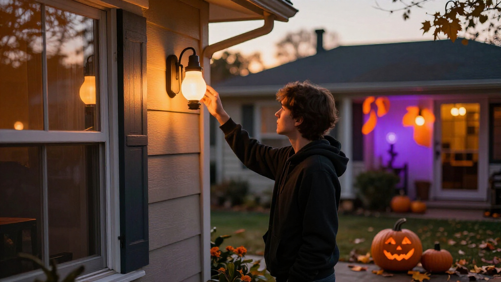 halloween smart lights