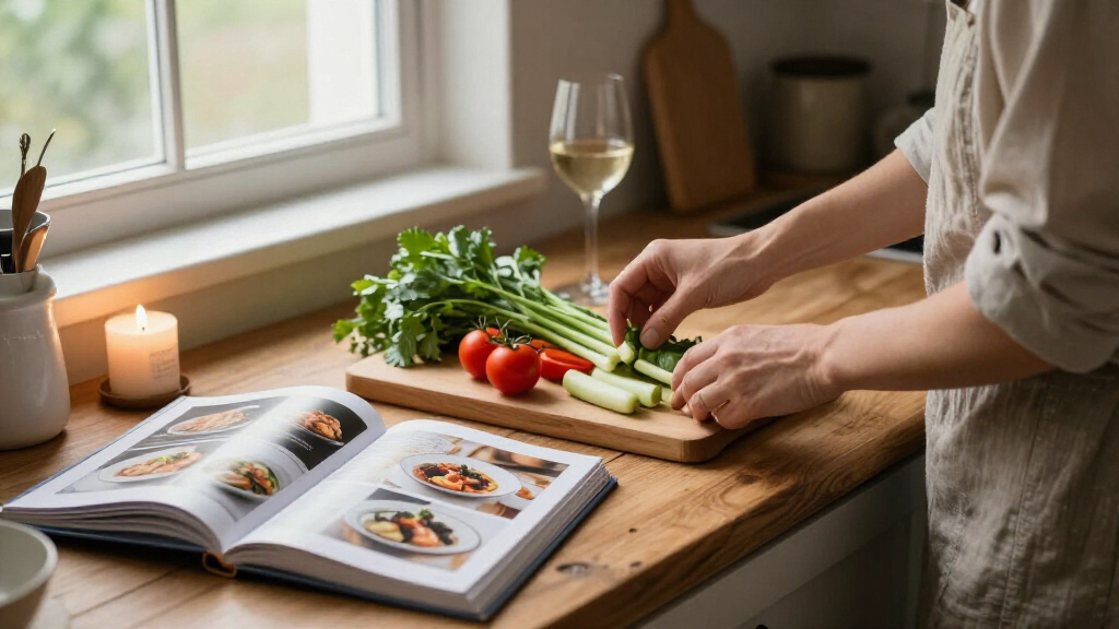 recipe books for romantic dinners