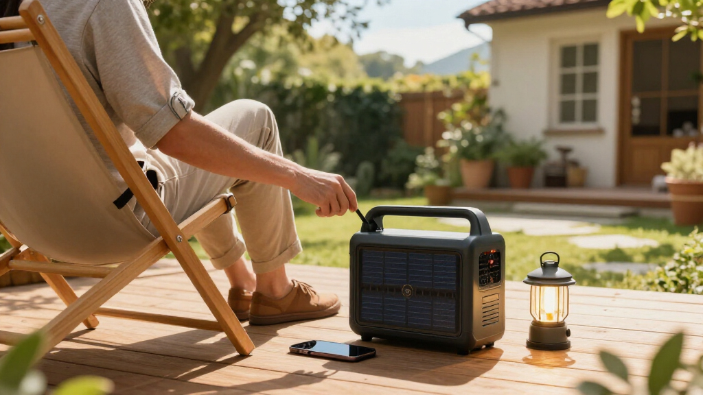 best solar powered battery generator kit