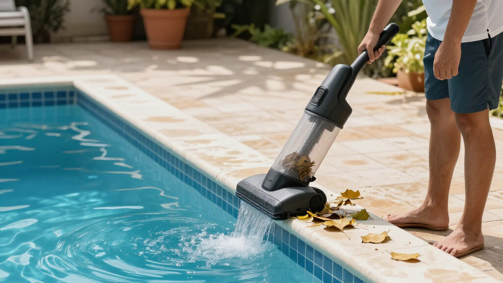 pool vacuum for leaves