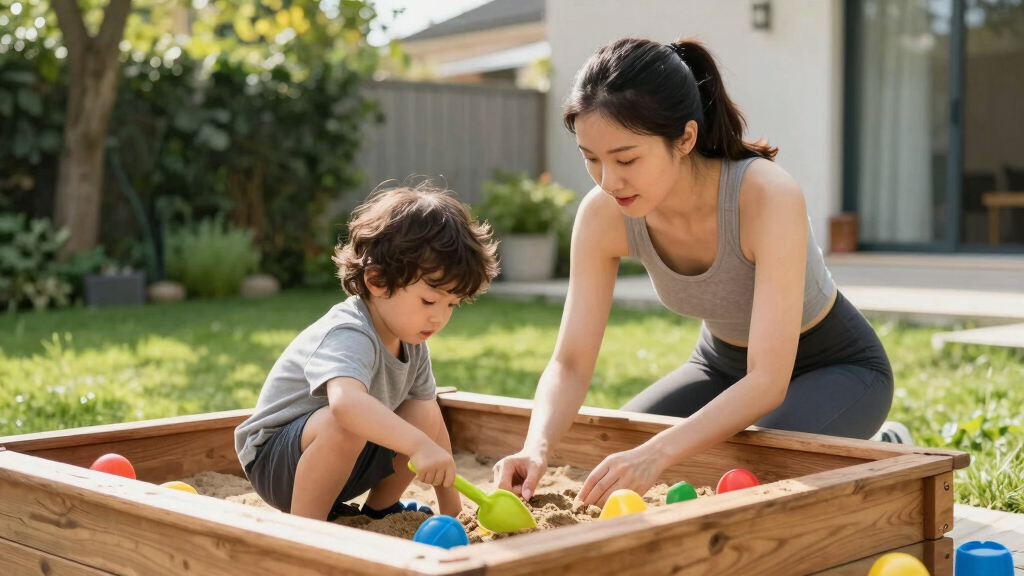 best wooden sandbox for kids