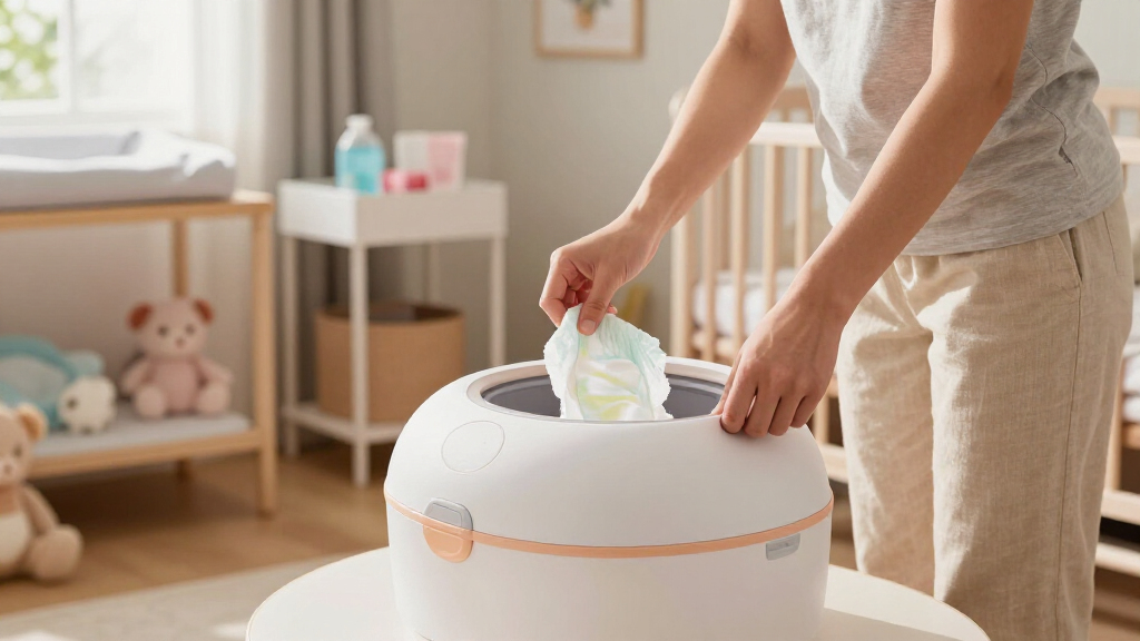 premium baby diaper pail systems