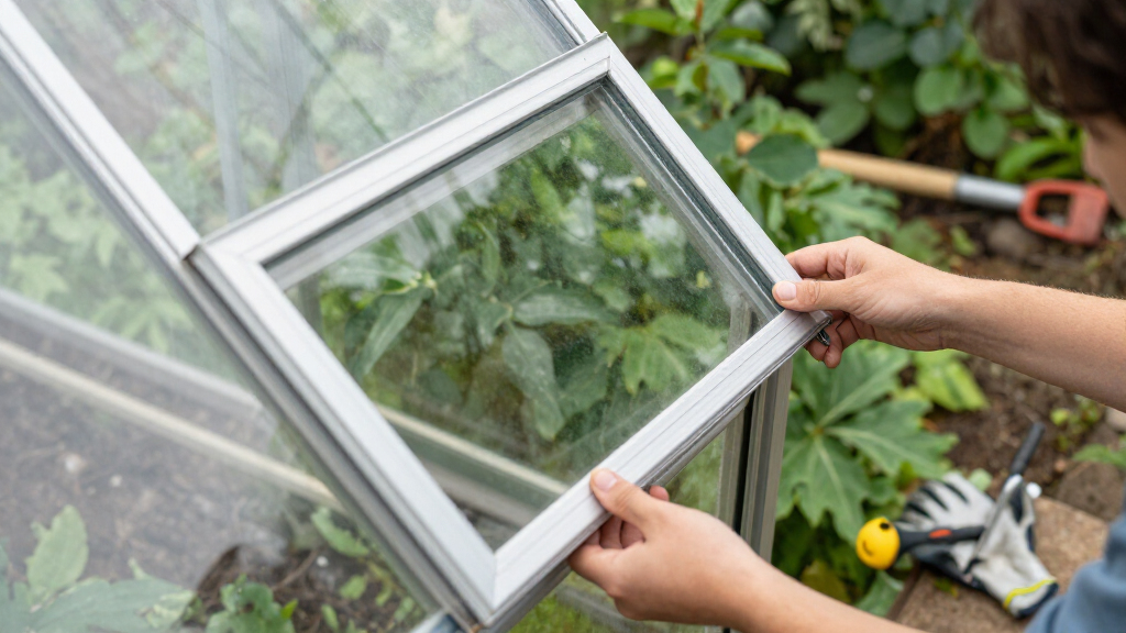 best greenhouse replacement vent window kit