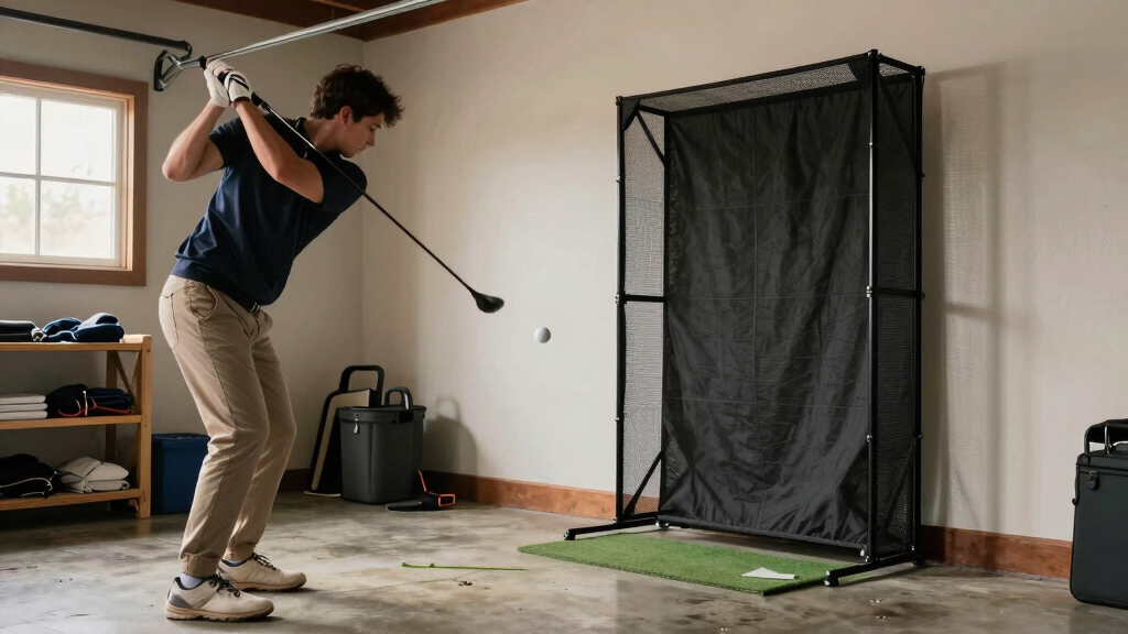 best golf impact screen kit for garage