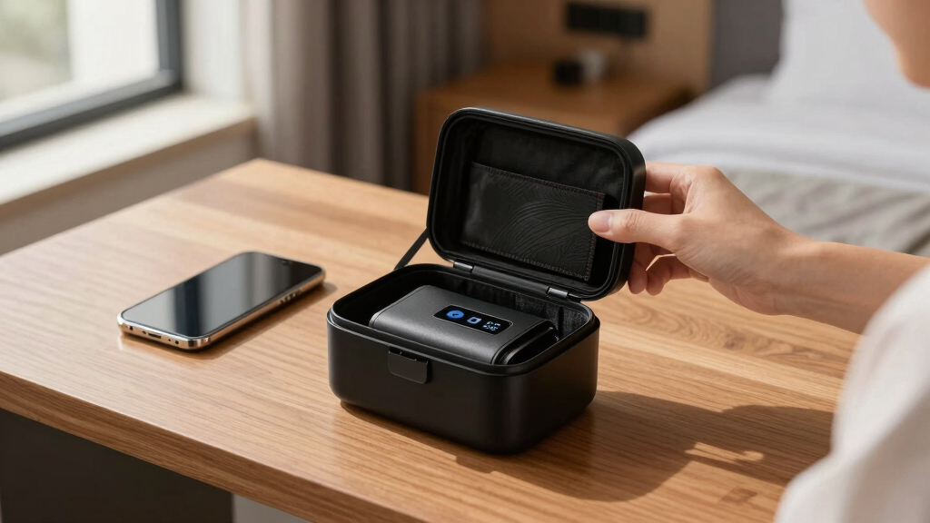 best portable lockbox for traveling with crypto devices