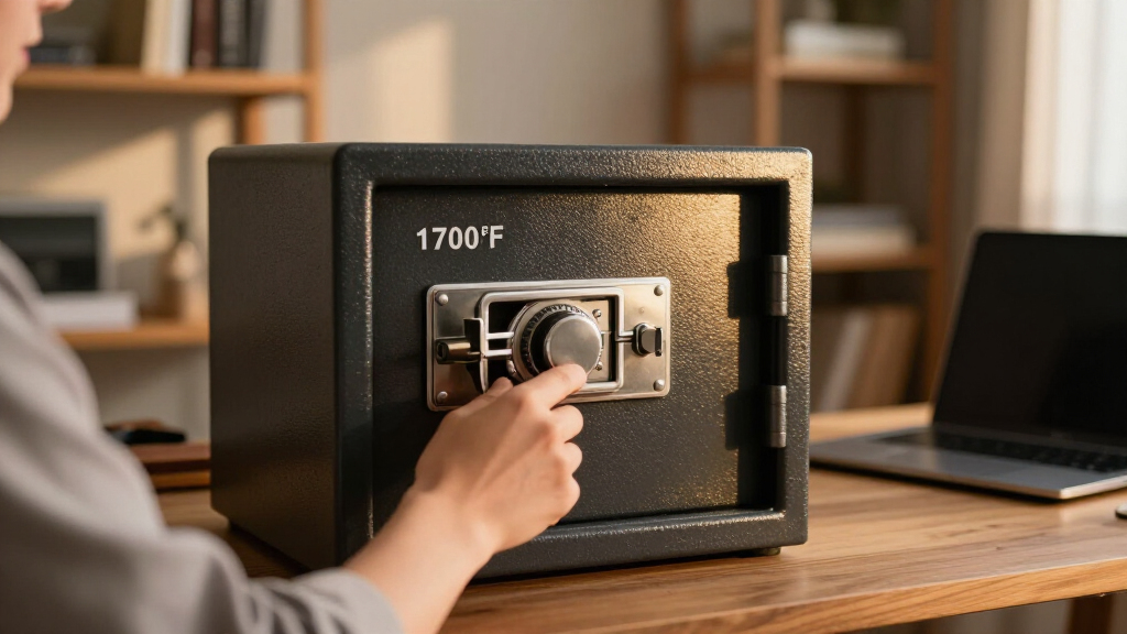 fireproof safe rated 1700f for documents