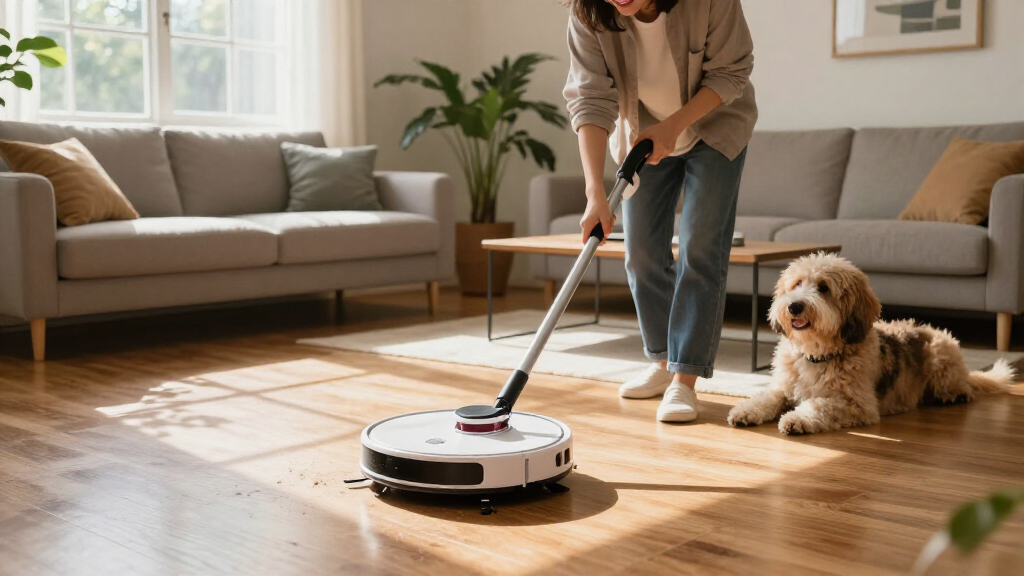 robot vacuum and mop combos for pet hair