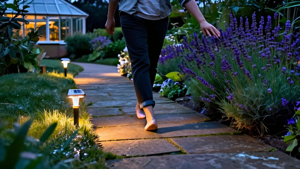 solar powered pathway lights
