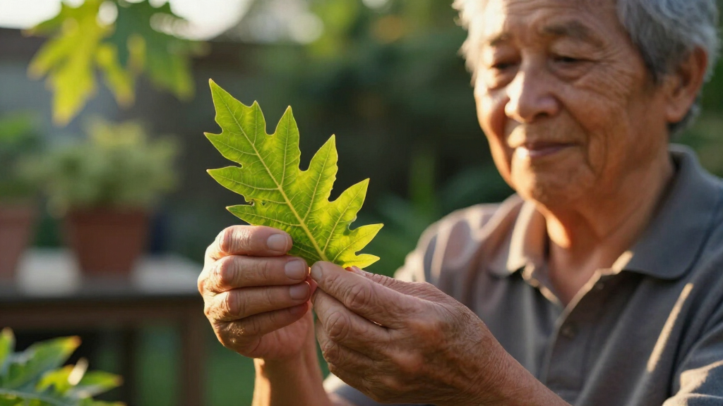 papaya leaf