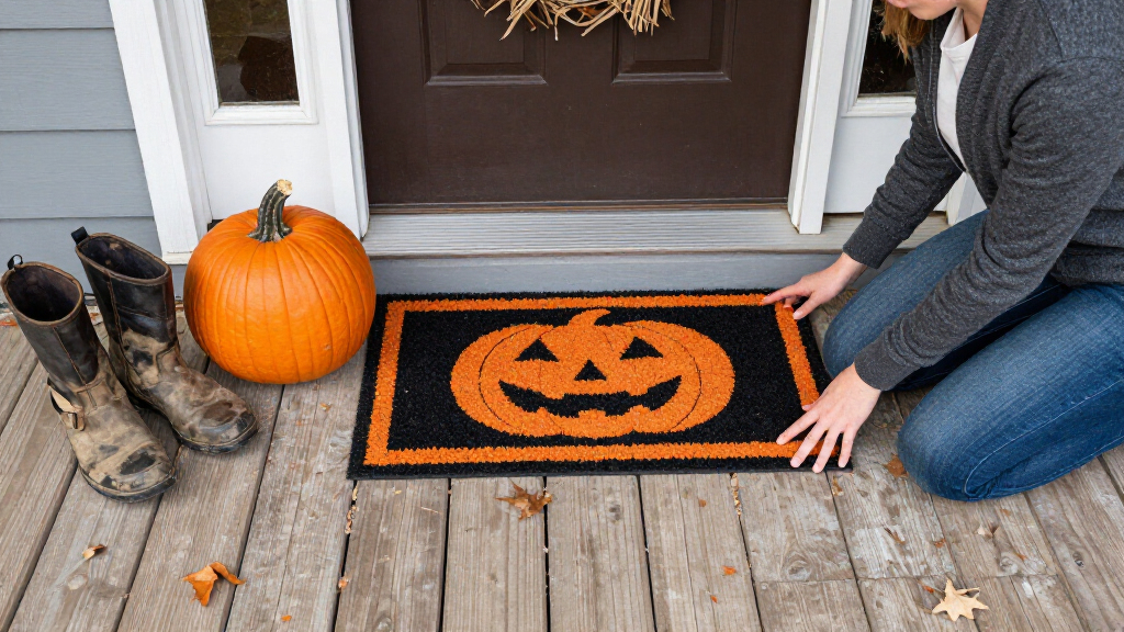 Halloween doormats for front porch