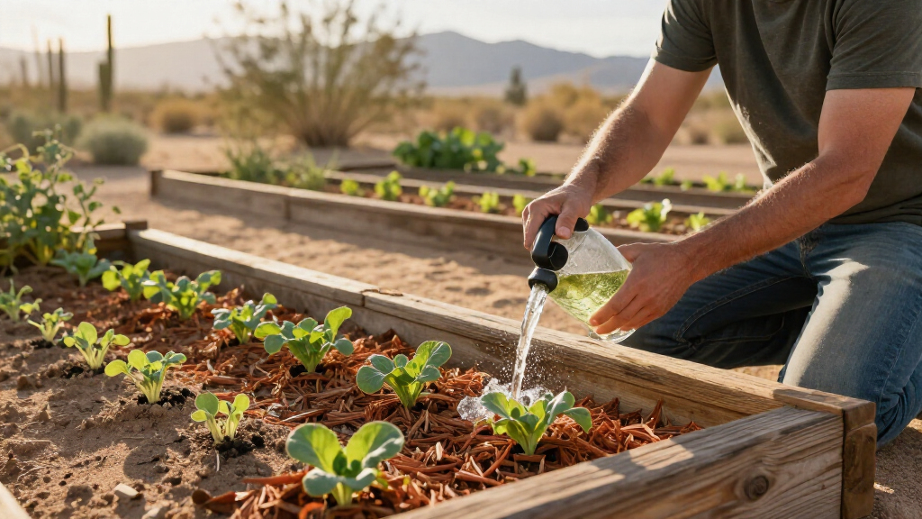 raised garden beds for desert climates