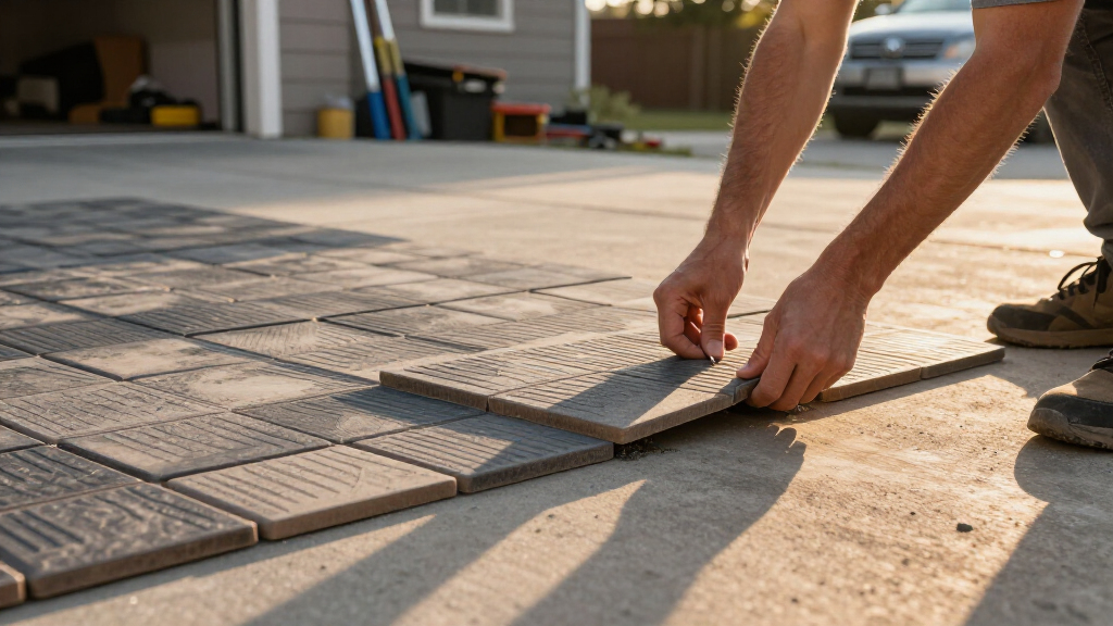 interlocking garage floor tiles