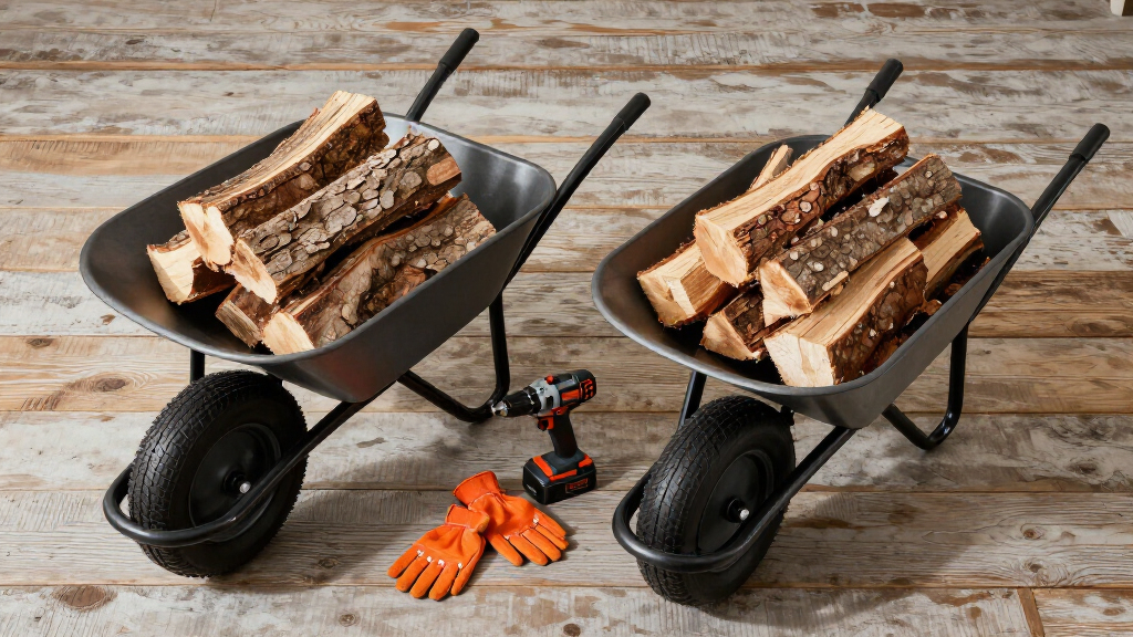 best two wheel wheelbarrows for heavy loads