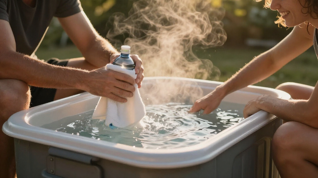 portable ice bath barrels
