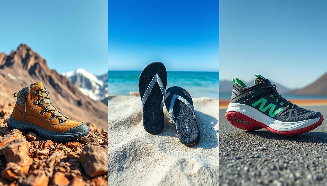 Necessary Footwear for Different Terrains