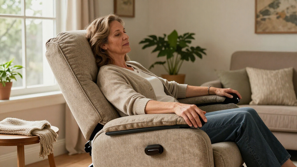 lift chair recliner with power headrest and lumbar
