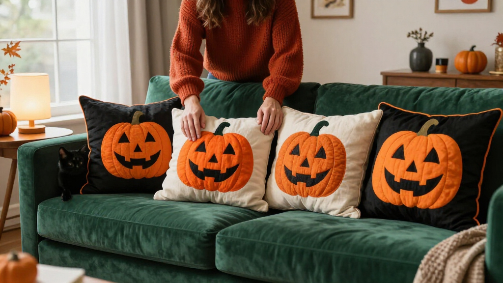 halloween throw pillow covers