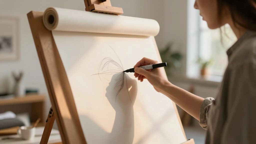 best easel with paper roll