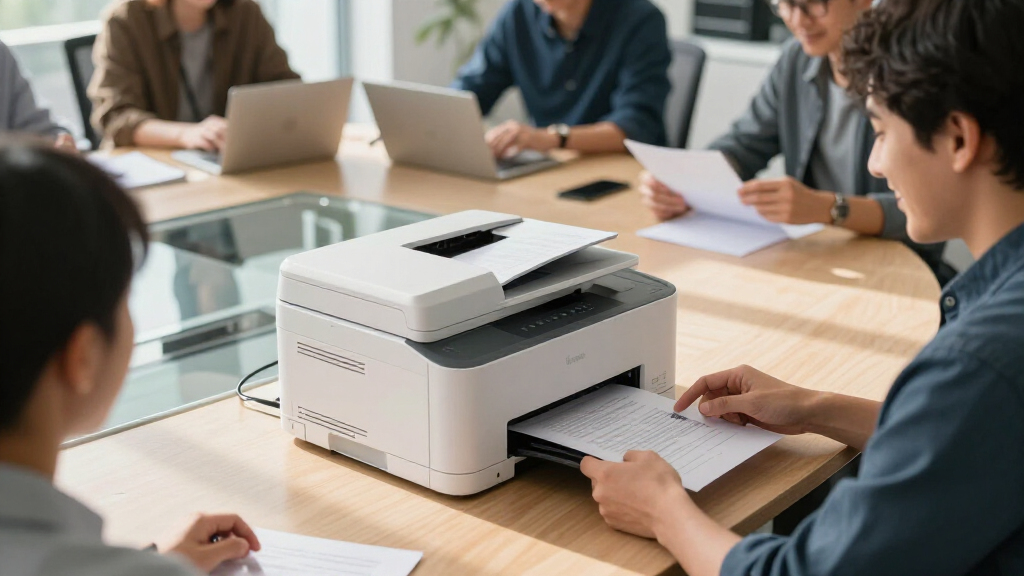 Network laser printer for workgroup