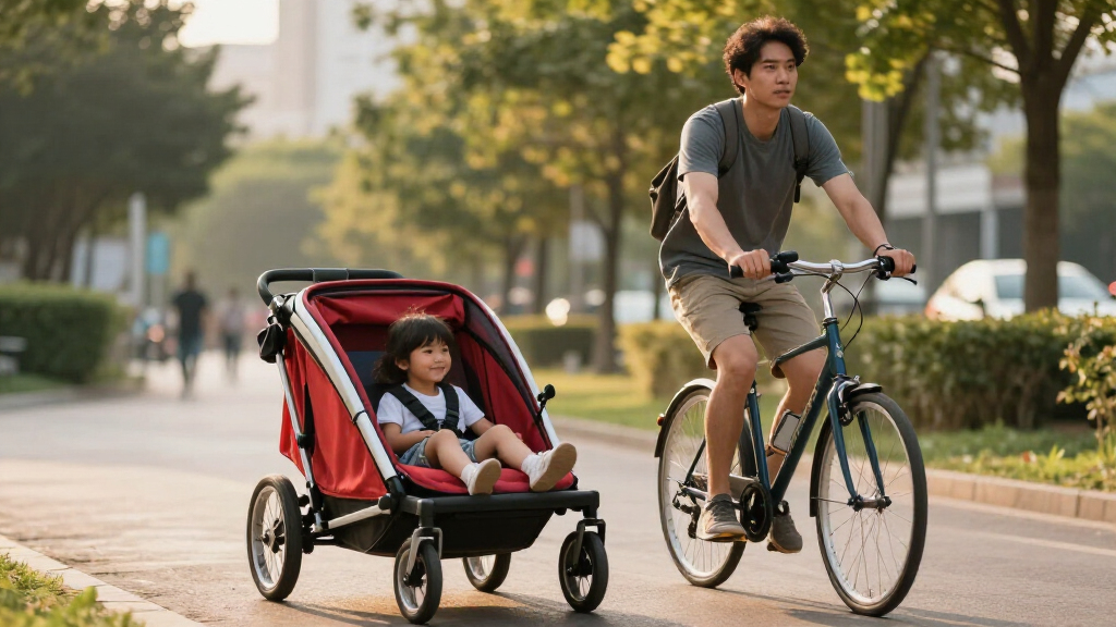 best bike trailer stroller combo
