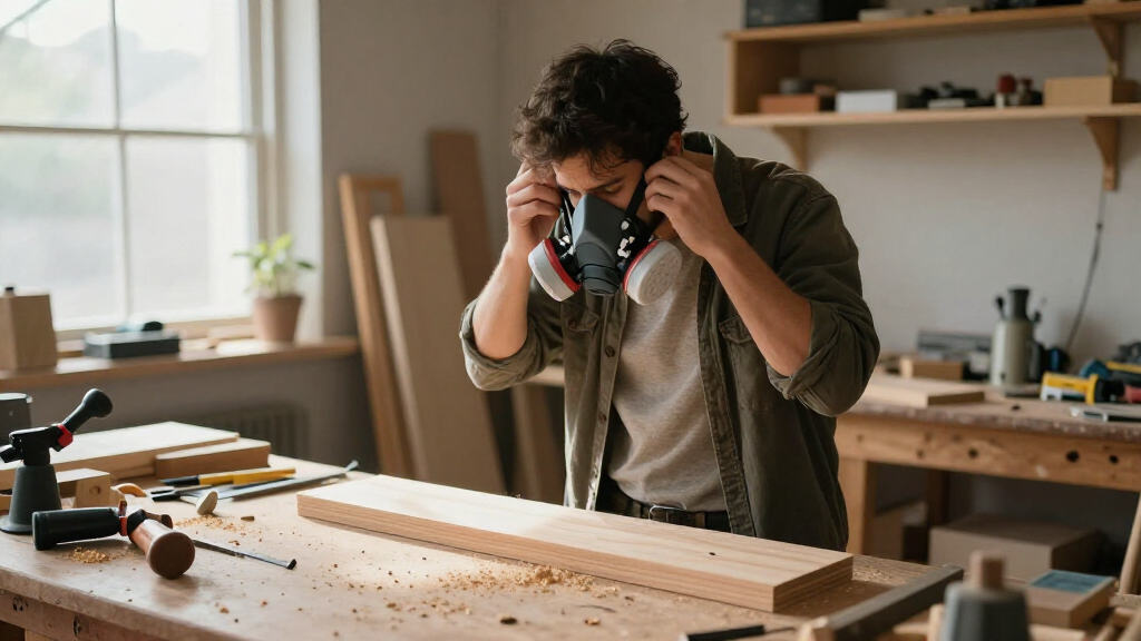 papr respirator for woodworking for a garage workshop
