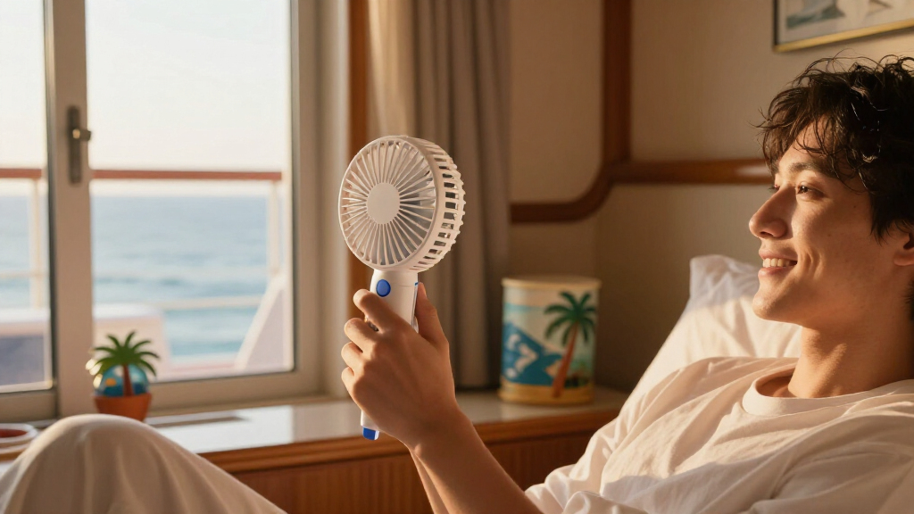 portable fan for cruise cabin