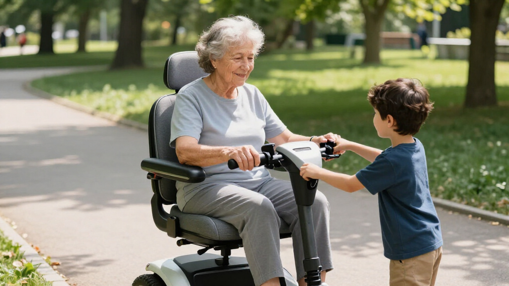mobility scooter and up