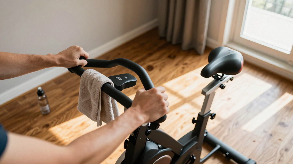 exercise bike upright
