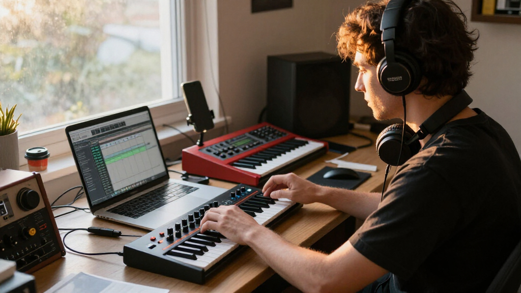 youtube music production setup under 1000