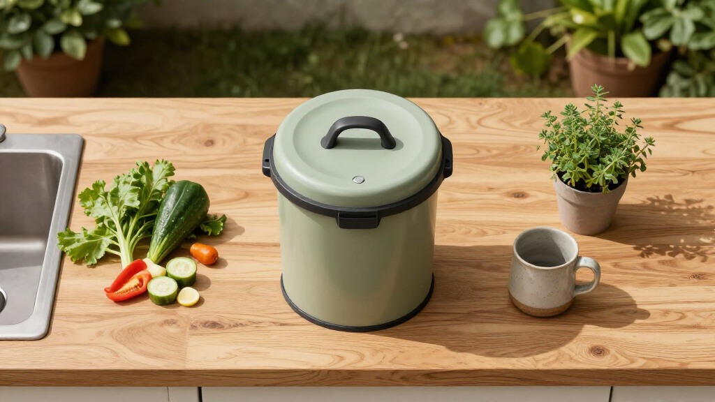 electric compost bin for kitchen