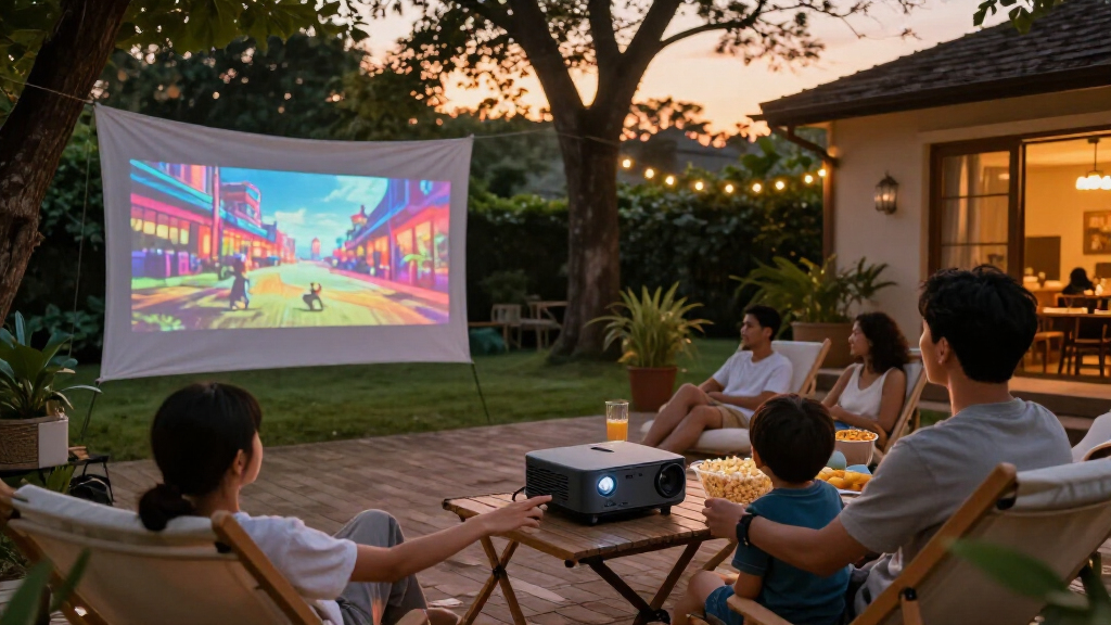 best backyard movie projectors