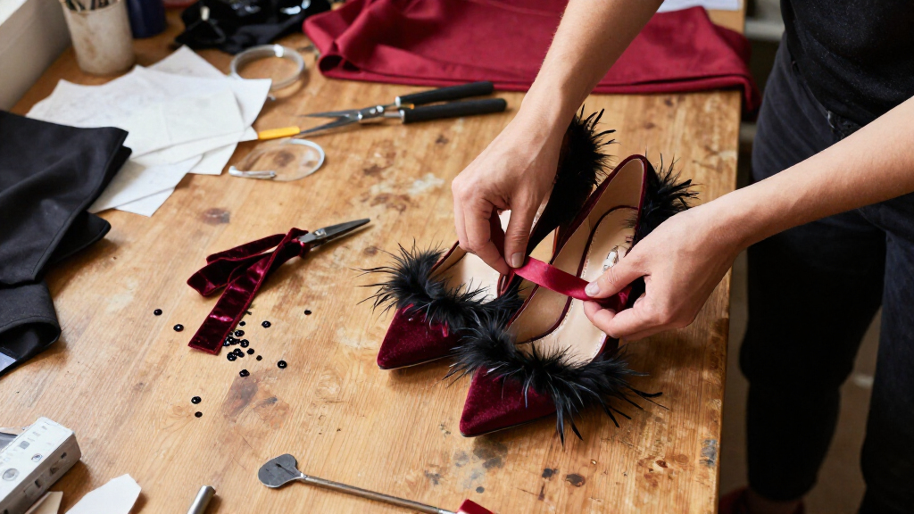 designer Halloween costume shoes