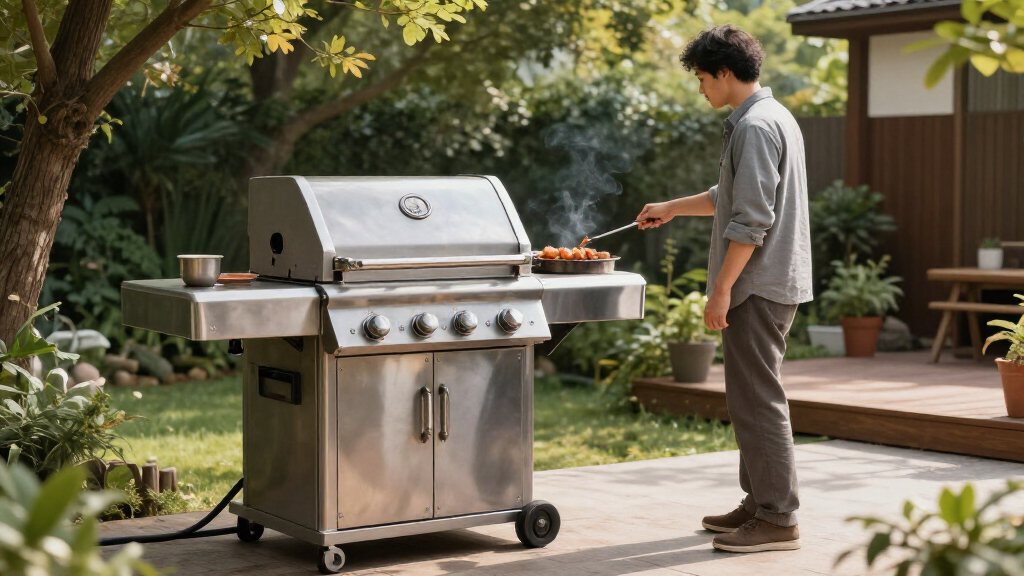 gas grill for natural gas line