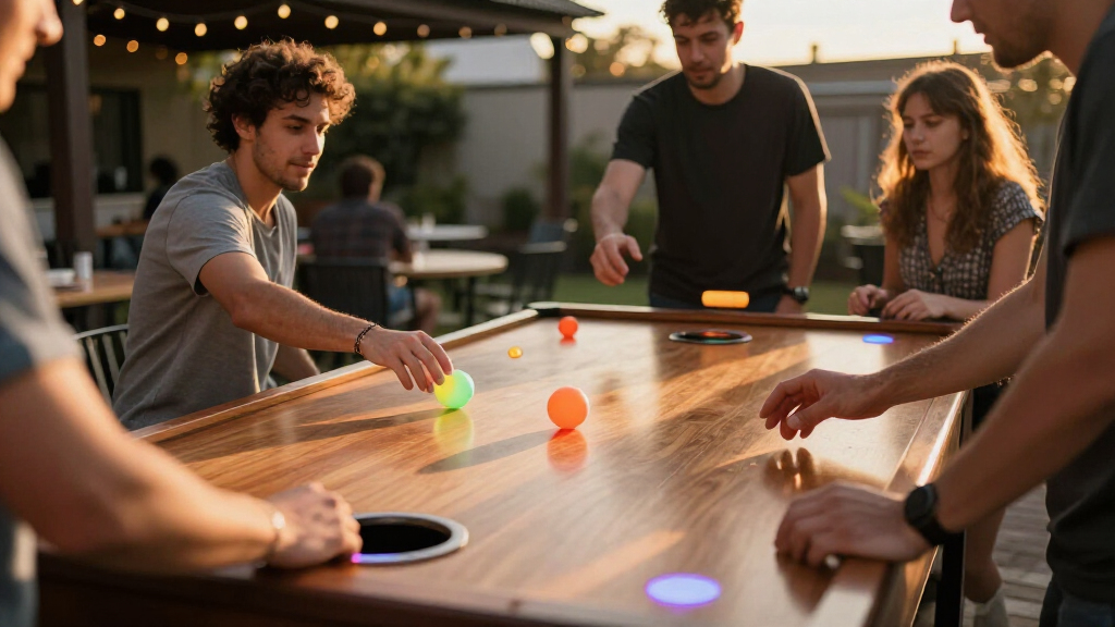 beer pong table led