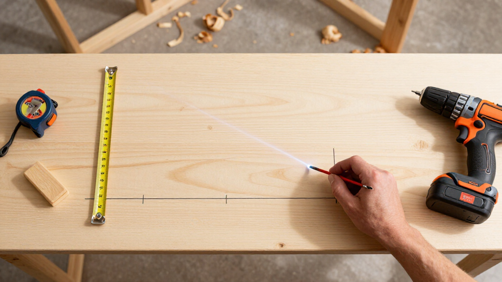 laser measuring tools for cutting layouts