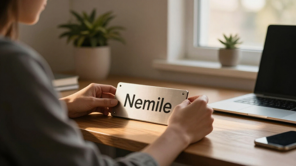 personalized desk name plates