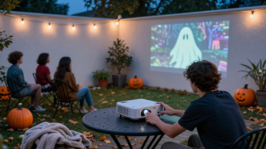portable mini projectors for Halloween