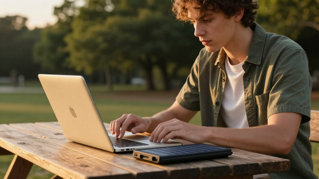 solar-powered laptop chargers