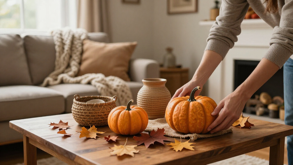 fall-inspired decorative accents