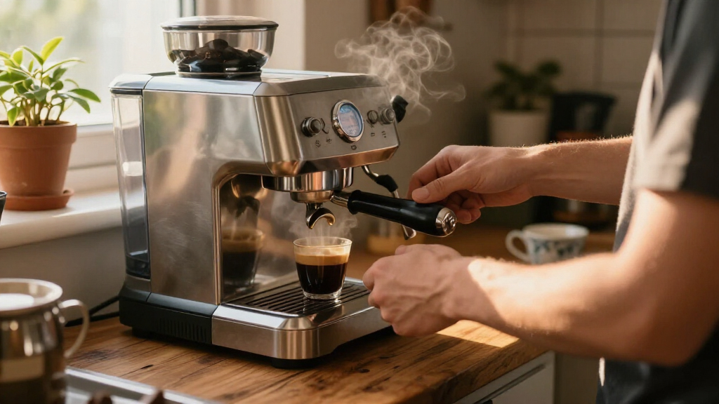 espresso machine with frother
